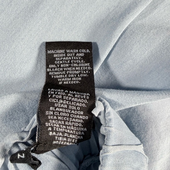 Zac & Rachel Sky Blue Cropped Raw Hem Jeans - Picture 6 of 6